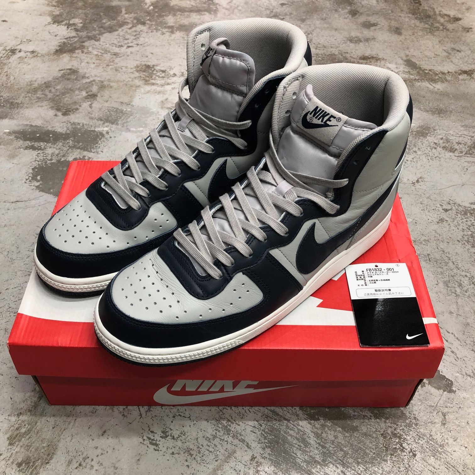 国内正規 Nike Terminator High Georgetown FB1832-001 ジョージタウン 