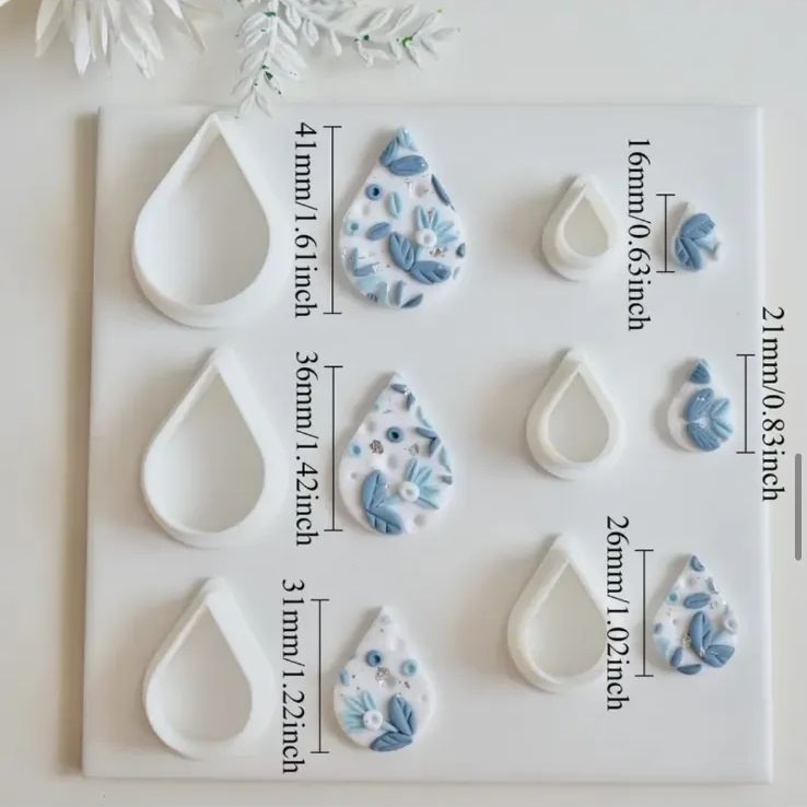 No.197【6個セット】クレイカッターセット ポリマークレイ/陶芸 抜き型