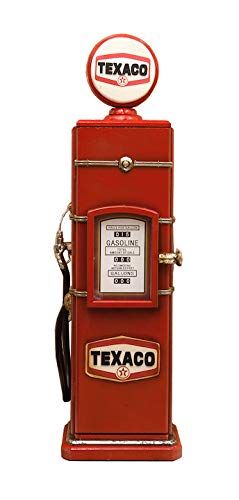 秋月貿易 CD・DVDラック TEXACO W24×D19.5×H84cm ガスポンプ CD