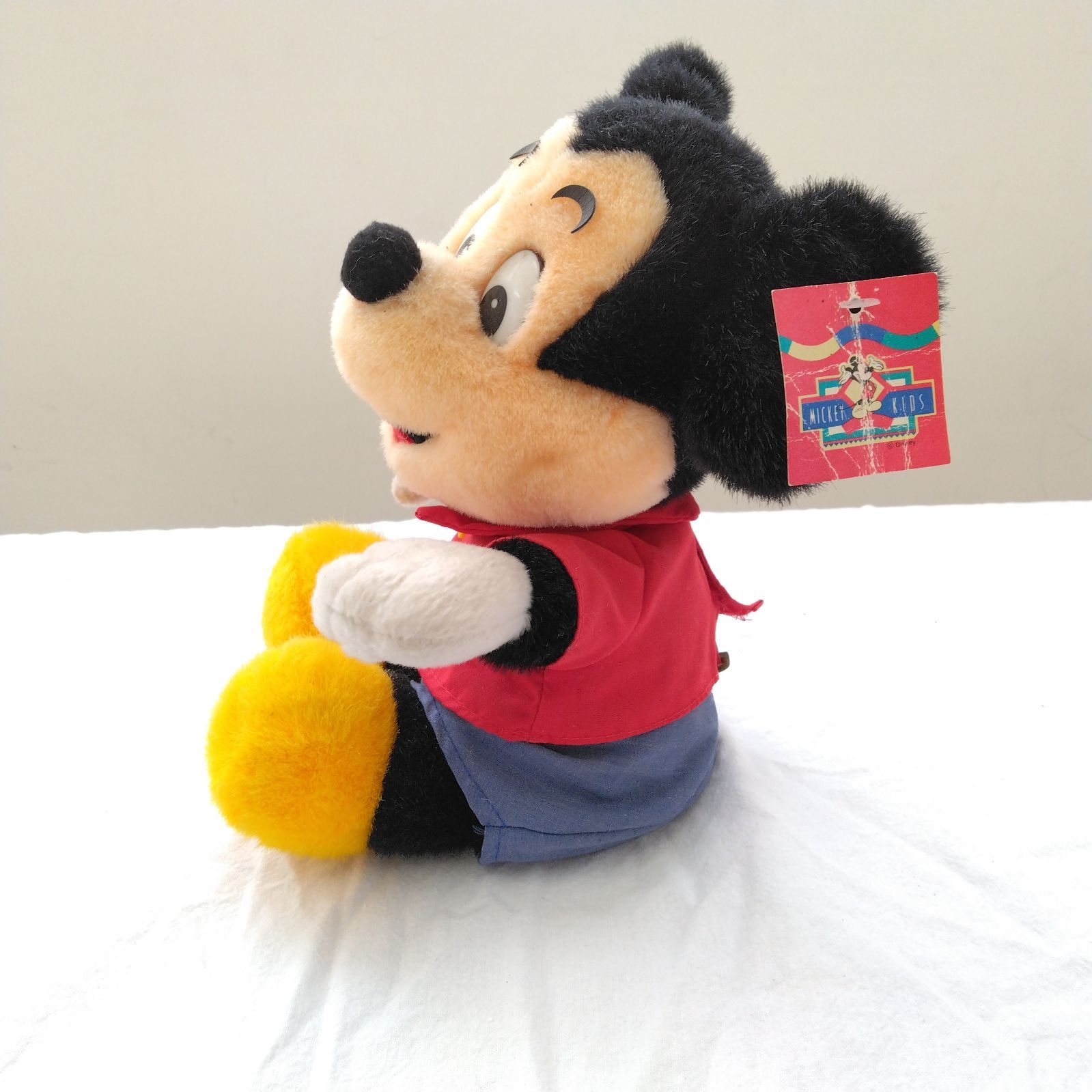 USED】 レトロ 昭和 MICKEY KIDS ミッキーマウス ぬいぐるみ