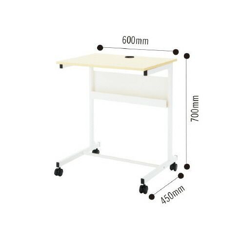 薄型パソコンラック ナチュラル22-5 林製作所