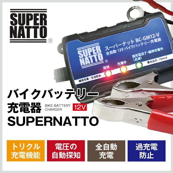 バイクバッテリー充電器 STX9-BS