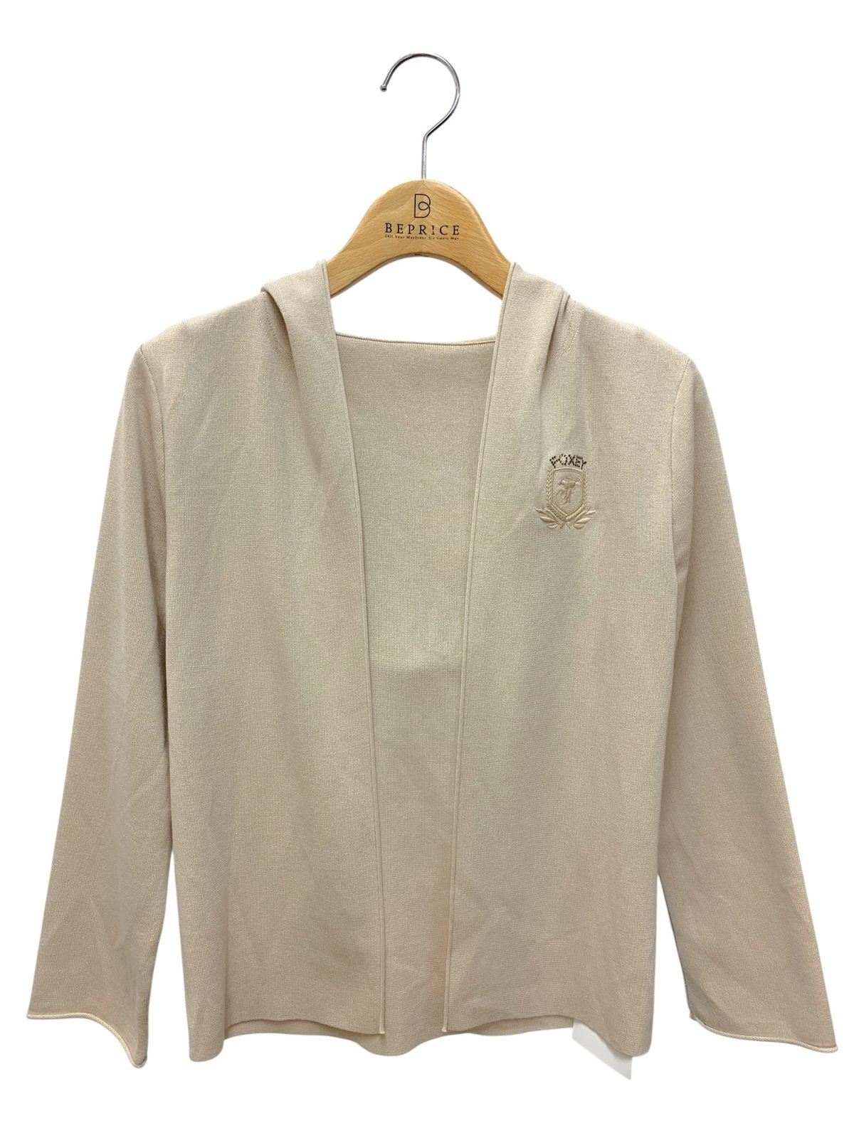 フォクシーブティック Relax Hoodie 41896 パーカー 38 ベージュ