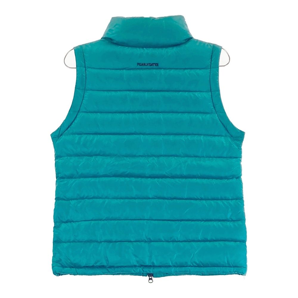 サイズ：0 PEARLY GATES パーリーゲイツ ダウン ジップベスト ブルー系