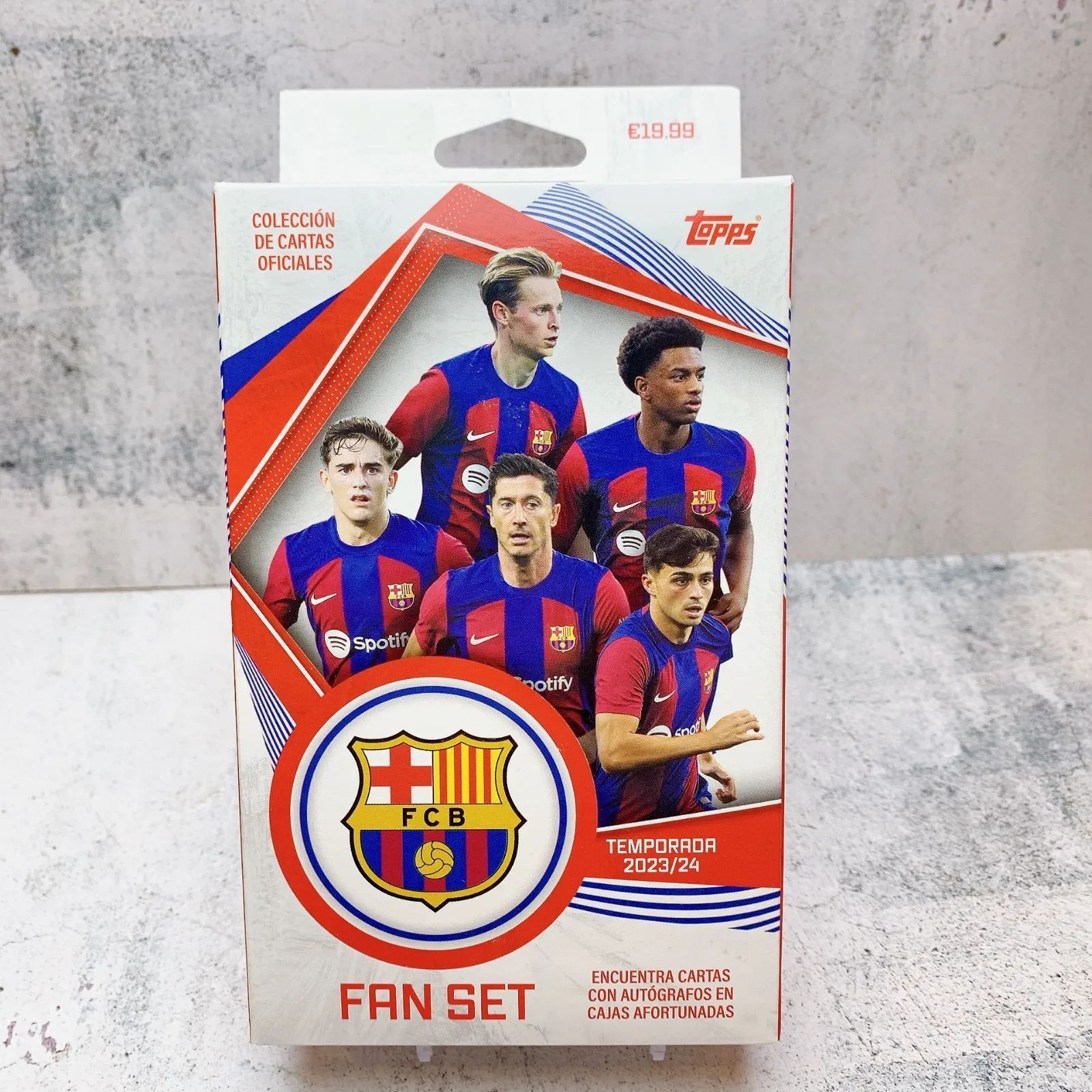 ☆日本未発売☆新品未開封BOX☆Topps FC Barcelona Official Fan Set 