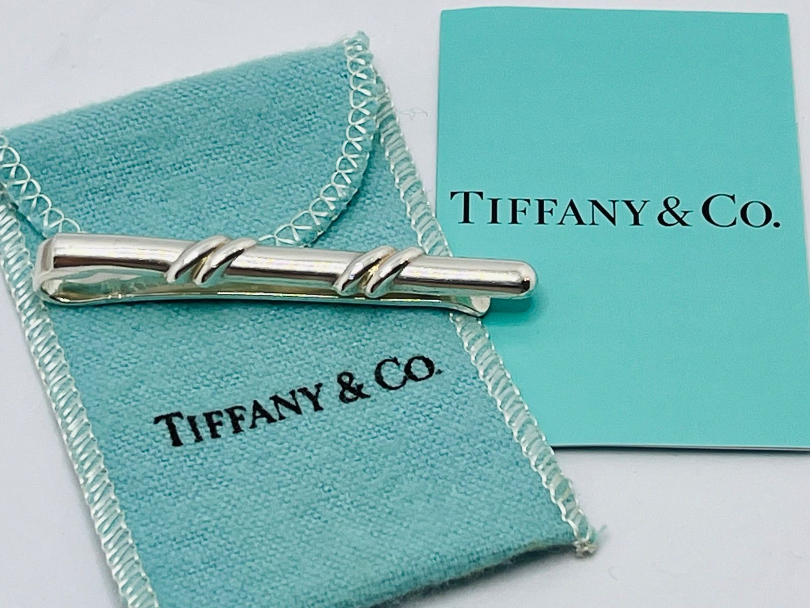 a042 Tiffany-Co. ティファニー クラシック シグネチャー ネクタイピン タイピン シルバー 925