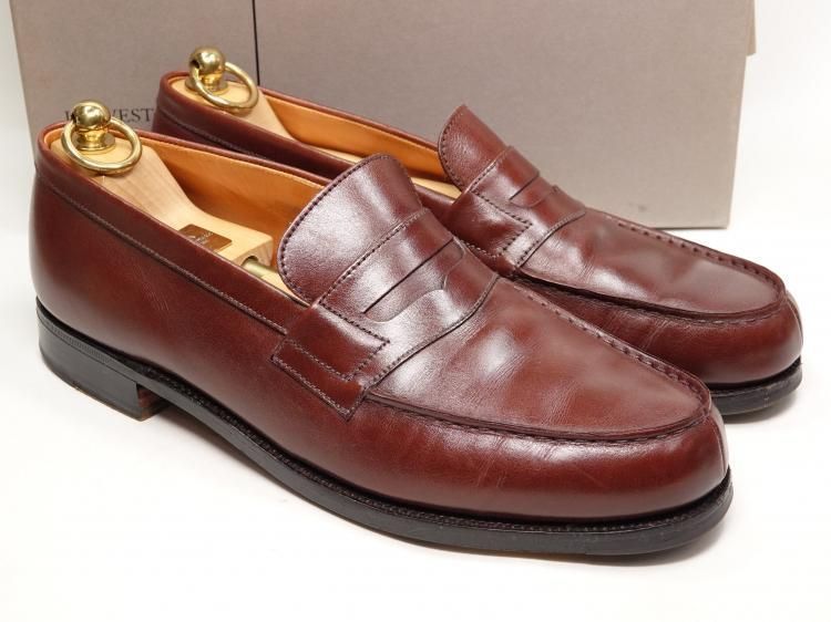 595 | 1007 JMウエストン 180ローファー RED ETRUSCO カーフ 6.5C