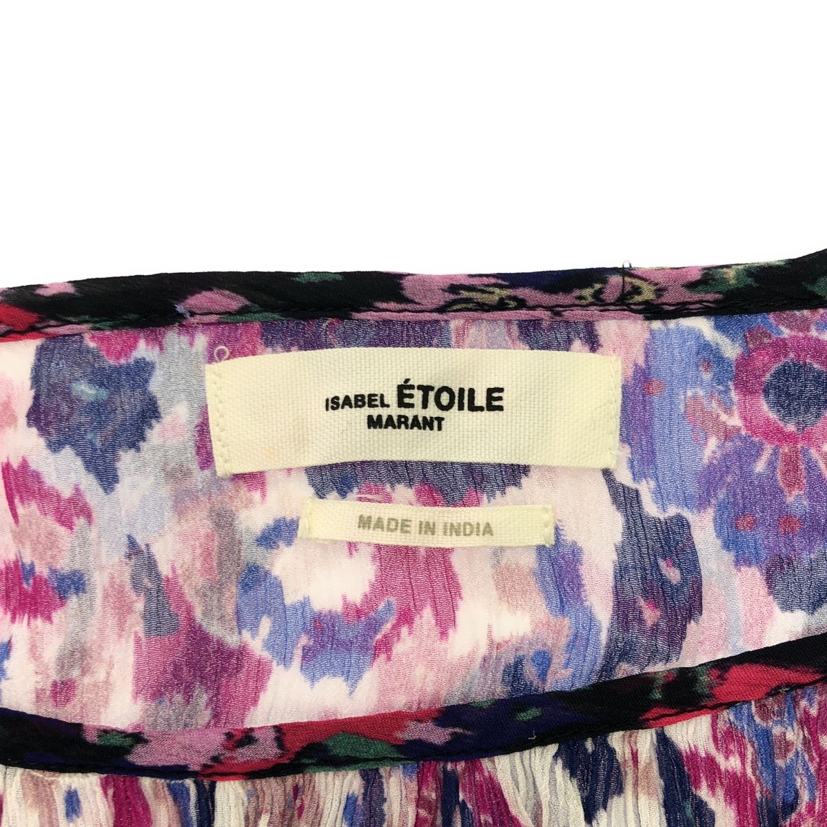ISABEL MARANT ETOILE イザベルマラン エトワール 22SS ROXINI フローラルプリントシアートップス HT2258-22P031E ミックス 34 Isabel Marant Étoile | Roxini Top | Ochre