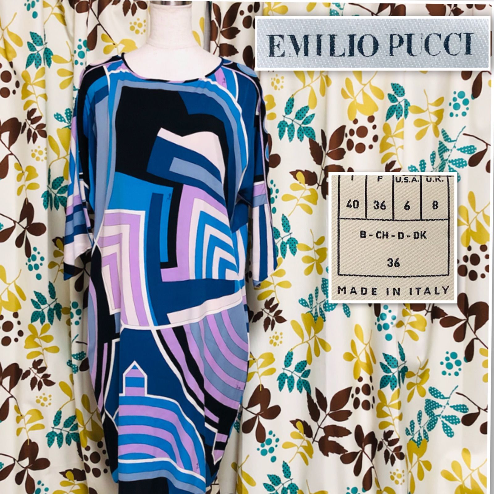 EMILIO PUCCI 総柄 ワンピース 楽天市場】エミリオプッチ Emilio Pucci レディース ワンピース