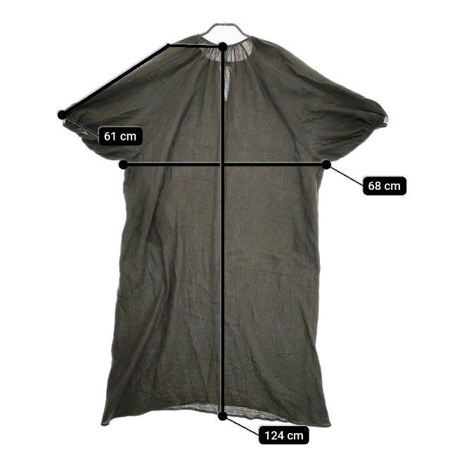 Deuxieme Classe WALANCE別注 COTTON GAUZE DRESS 3241-115 ワランス  