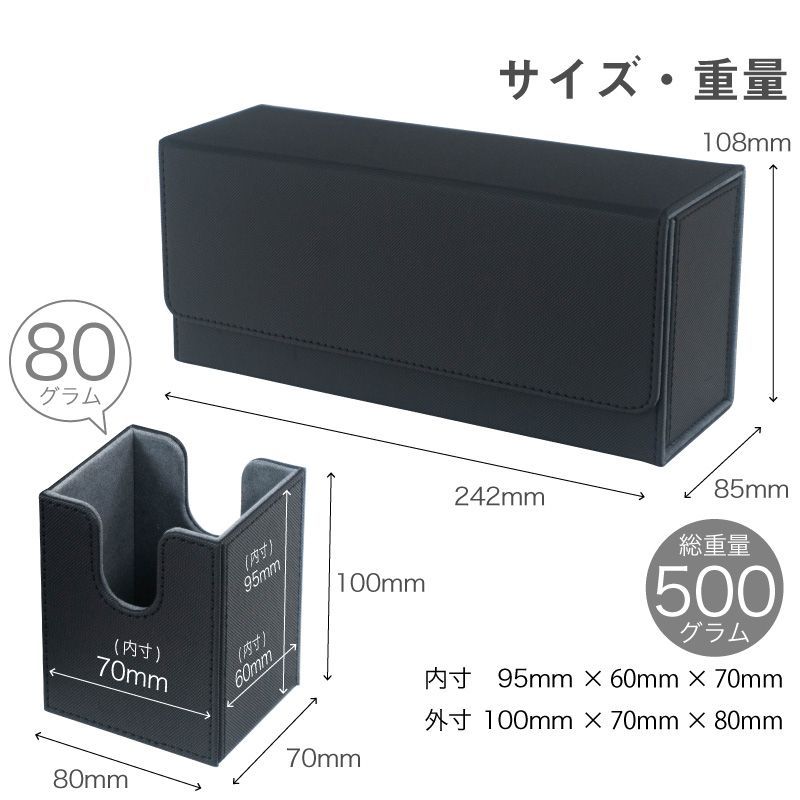 計20.3kg！　引退品まとめ売り　スリーブ&デッキケース付き　マルル　ゼナーク Amazon.co.jp: FUNKS デッキケース 3個 マグネット 3重スリーブ