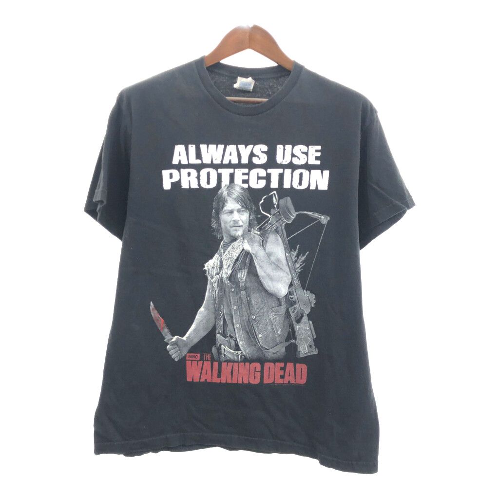 WALKING DEAD ウォーキングデッド ダリル 半袖Ｔシャツ ムービーT ブラック (メンズ L) 中古 古着 Q5753