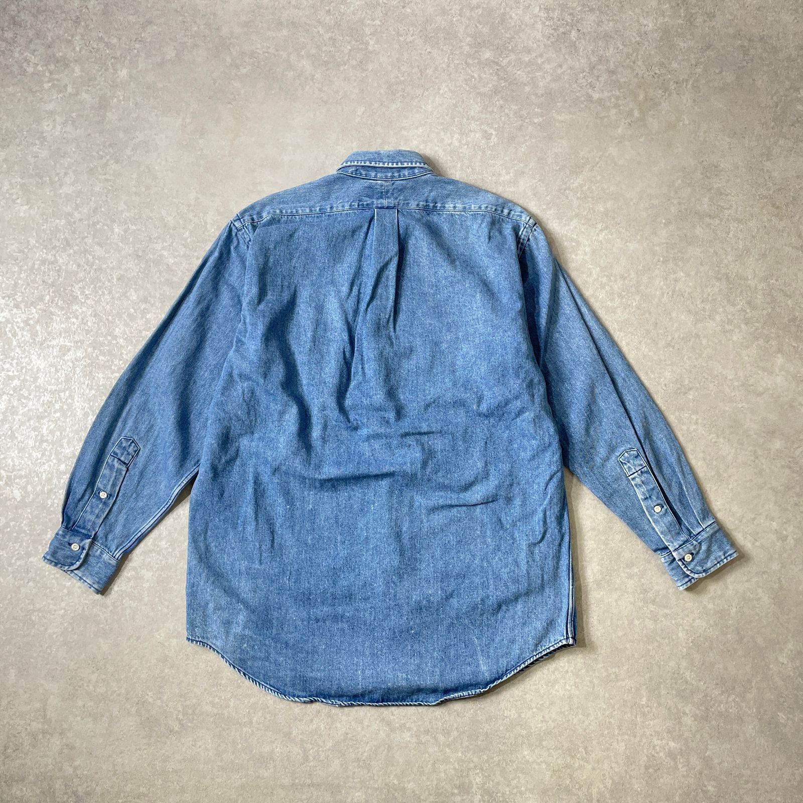 90's vintage RALPH LAUREN POLO BEAR ポロベア デニムシャツ 90's vintage RALPH LAUREN POLO BEAR ポロベア デニムシャツ