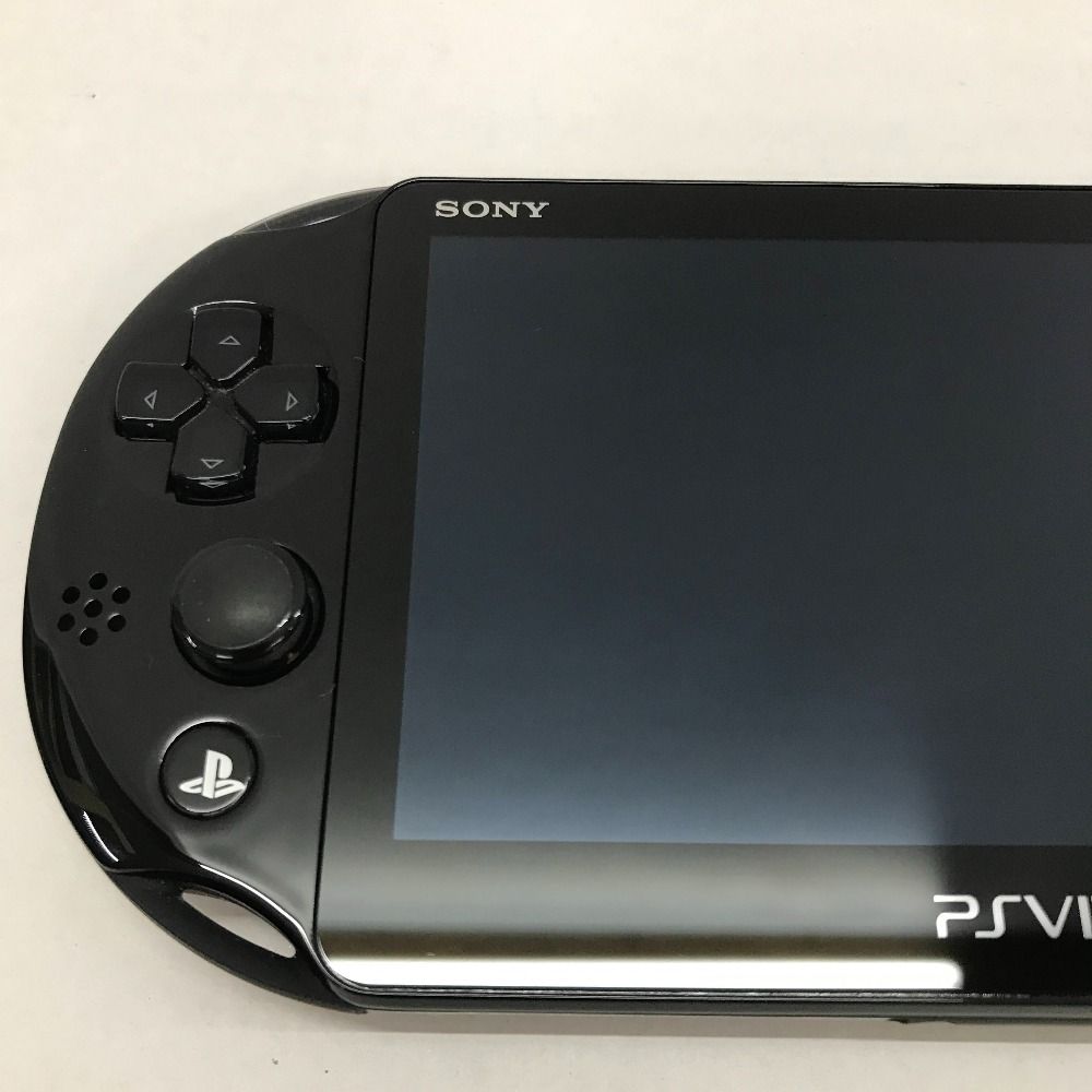 中古美品 SONY PSVITA Black PCH-2000 ZA11 元箱・備品あり 動作