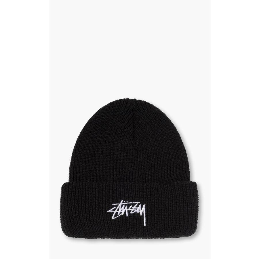 60019 ブラック Stussy ビーニー ステューシー ニット帽 ユニセックス 