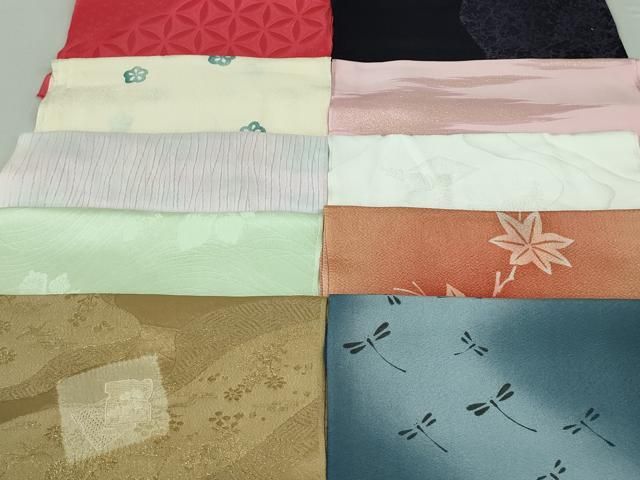 平和屋着物 和装小物 帯揚げ10枚 正絹 DAAV8182by