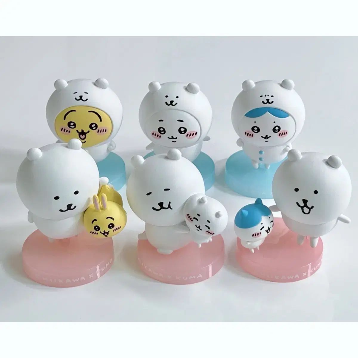 ちいかわ　ナガノ　フィギュア　全6種類 ナガノマーケットナガノのくま×ちいかわ フィギュアマスコット