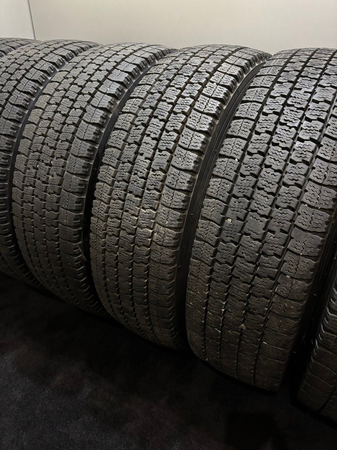 215|70R17.5 118|116N LT TOYO|DELVEX M935 20年製 スタッドレス 6本 ダイナ キャンター 南10-K382