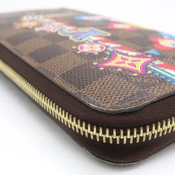 LOUIS VUITTON ジッピーウォレット N60403 ダミエ ホリデイ