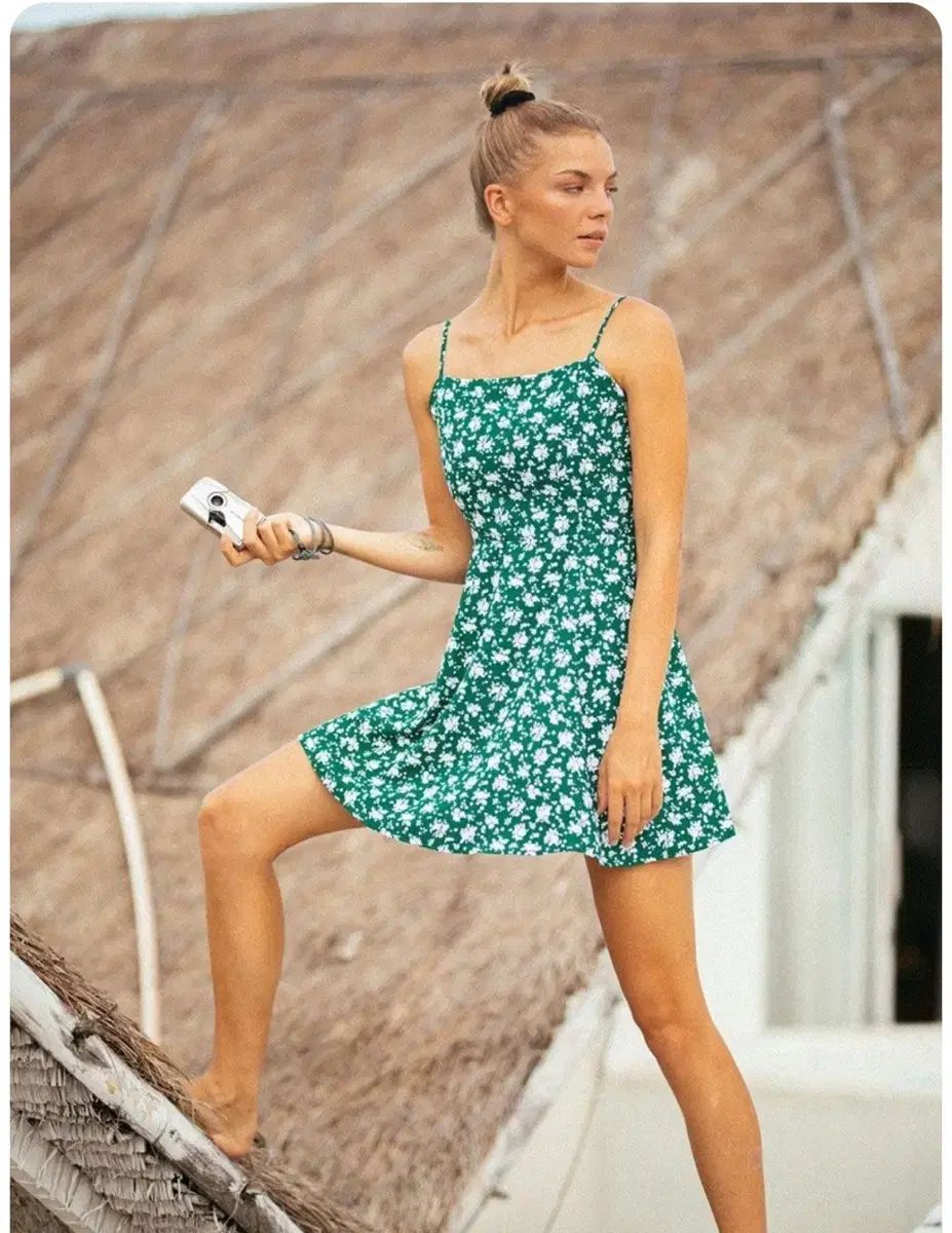 日日 ネロリ ミニ ドレス ワンピース