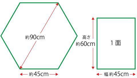 デグー 透明サークル 直径 90cm 高さ 60cm 六角サークル 部屋んぽ フェンス 折りたたみペットサークル