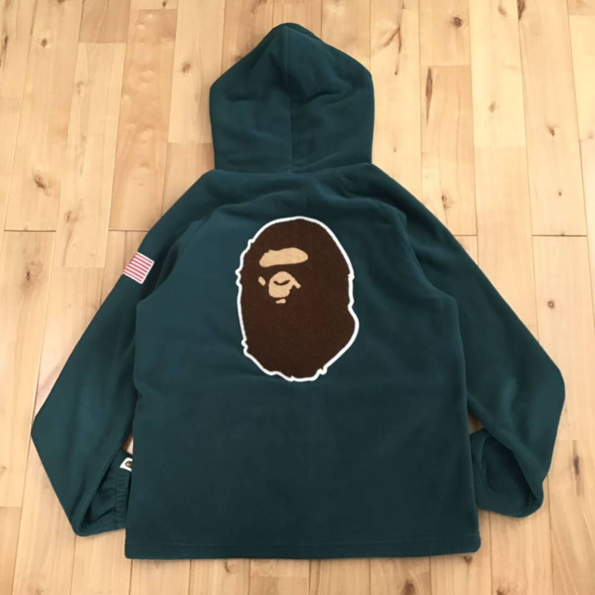CHAMPION × BAPE フリース ジップ パーカー Mサイズ a bathing ape zip 