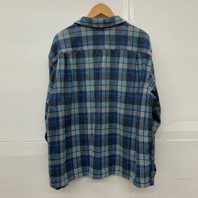 00s PENDLETON ボードシャツ サイズL Beach Boys リミテッドエディション ブルー メキシコ製 ペンドルトン ビーチボーイズ  ウールシャツ オープンカラーシャツ チェック 開襟 復刻 【X0225-001】□ - メルカリ