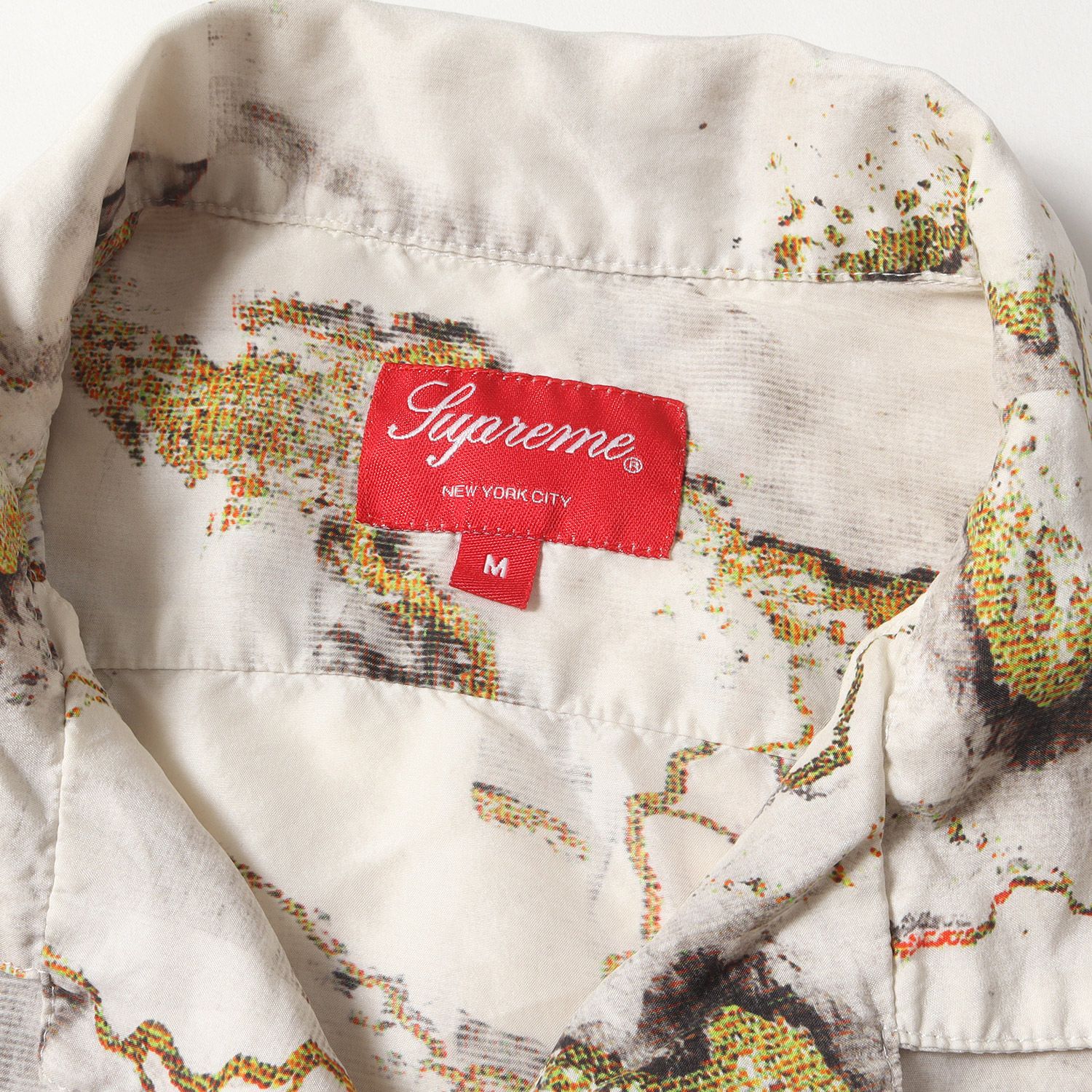 Supreme シルク 半袖シャツ M 美品】Supreme シュプリーム シャツ サイズ:M / 20AW マーブル