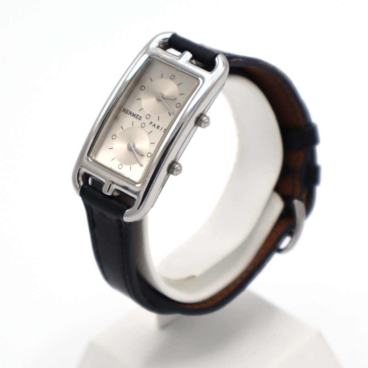 腕時計 稼働 エルメス HERMES CC3-210 ケープコッド ドゥゾーン □E  