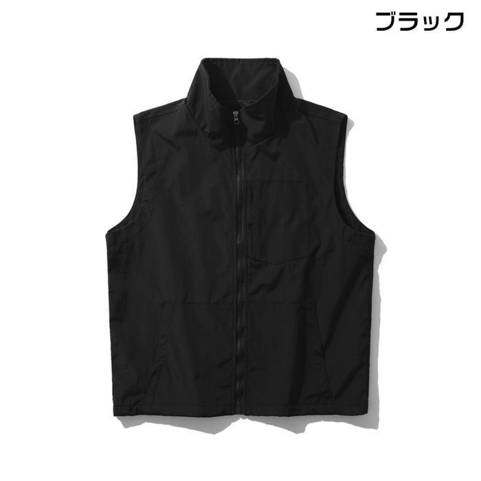 【未使用】AP STUDIO スタンドカラーミリタリーベスト ブラック AP STUDIO 完売品 スタンドカラーミリタリーベスト