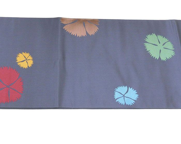 袋帯 未使用 正絹 辻村寿三郎 ジュサブロー 撫子 なでしこ 礼装用