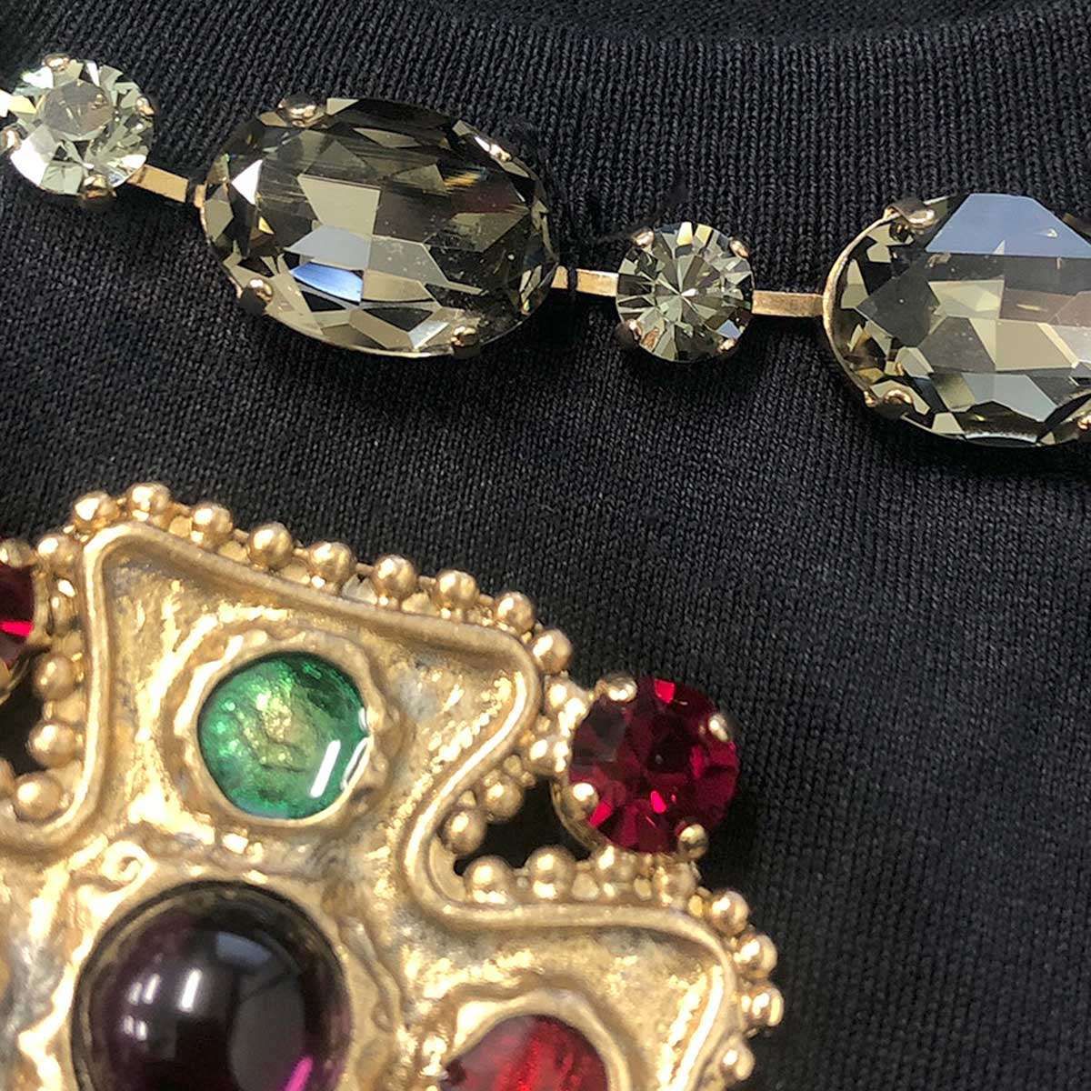 DOLCE&GABBANA ドルチェ＆ガッバーナ ビジューネックレス ザイン