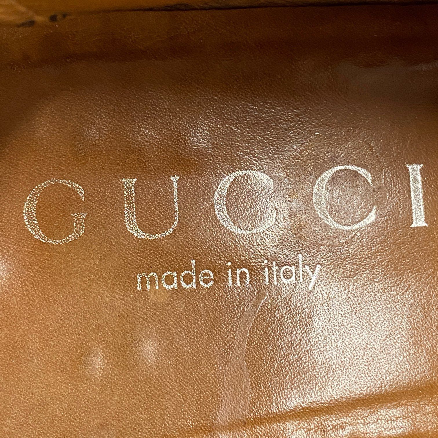 3d10 GUCCI グッチ ホースビットローファー 10 B ブラック