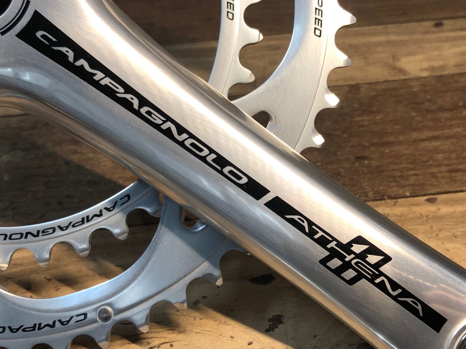 IC953 カンパニョーロ CAMPAGNOLO アテナ ATHENA FC15-AT293 クランクセット パワートルク 2x11S 172.5mm  - メルカリ