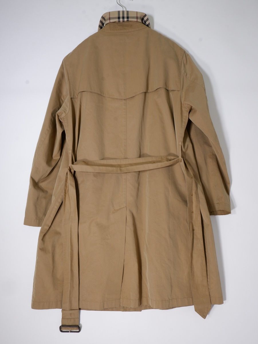 【希少】Burberrys ノバチェック トレンチコート ウールライナー付 バーバリー BURBERRY LONDON シングルトレンチコート チェックウール