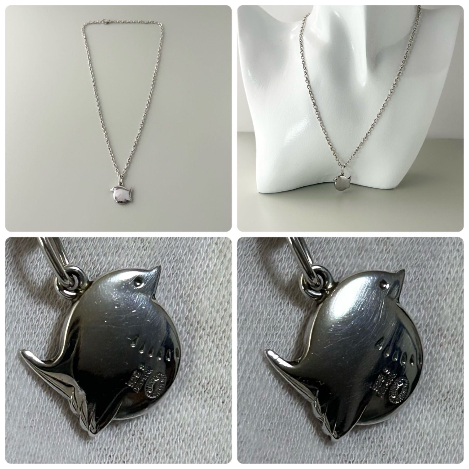 ジョージジェンセン 小鳥　バード　ペンダント激レア ジョージジェンセン 激レア 小鳥 バード ネックレス ヴィンテージ