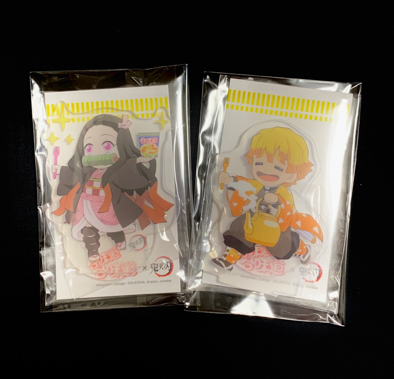 鬼滅の刃 中国 日清 ラーメン コラボ アクスタ コンプリートセット