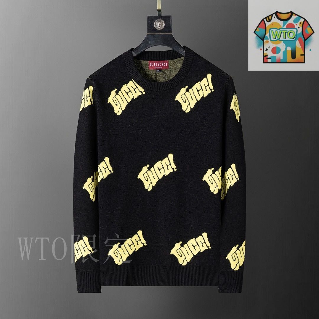 GUCCI ブラック ニット セーター M GUCCI(グッチ) ニットジャケット545701 545701 ネイビー サイズ
