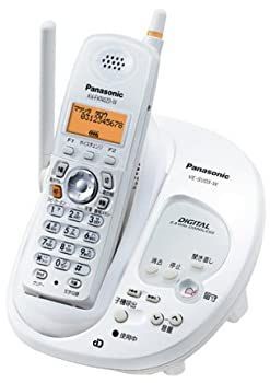 パナソニック RU・RU・RU デジタルコードレス電話機 親機のみ VE-SV03DL-W パナソニック RU・RU・RU デジタルコードレス電話機 子機1台付き 1.9