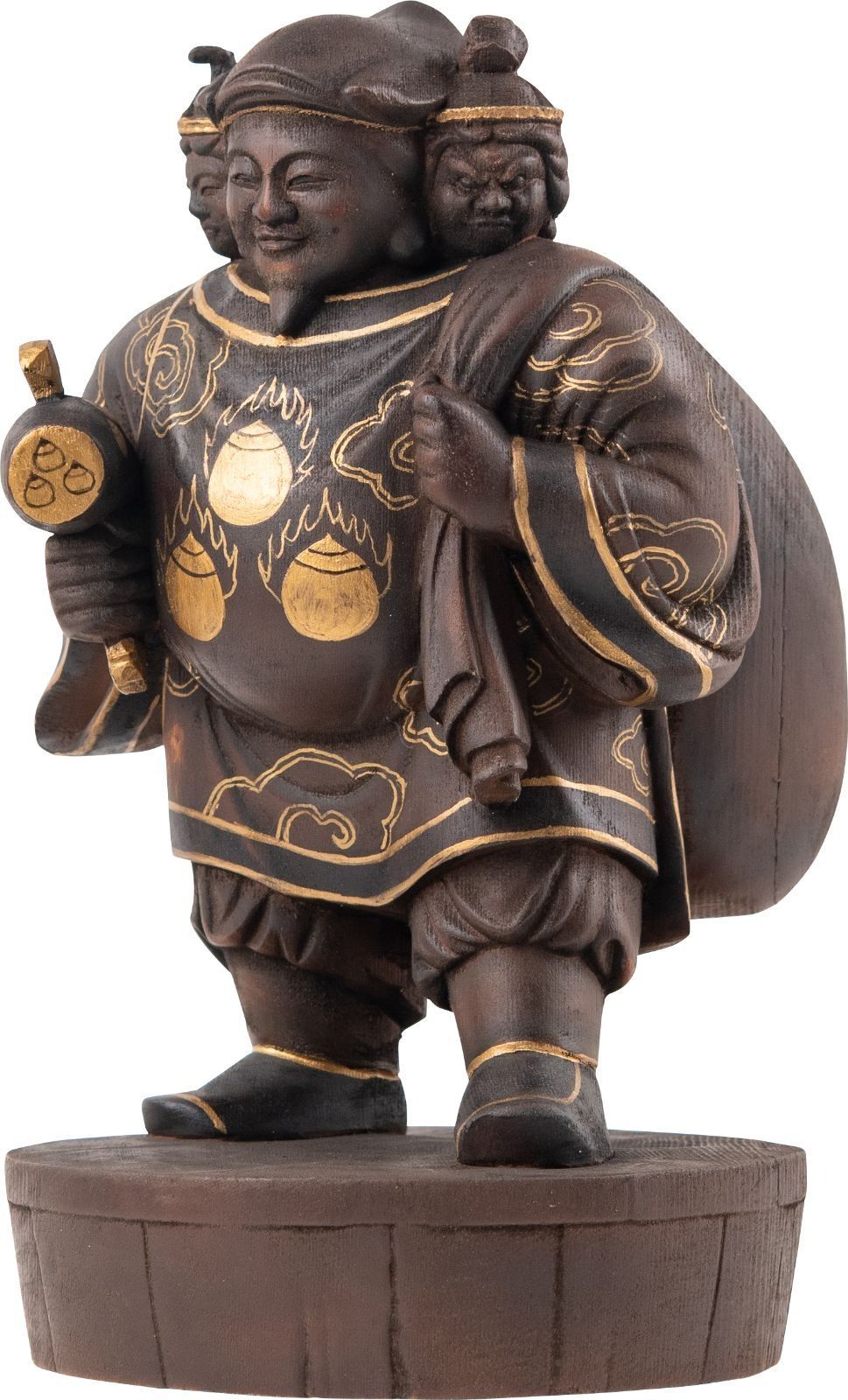 織田信長公祈願 三面大黒尊天 中サイズ ≫開運仏像 仏像