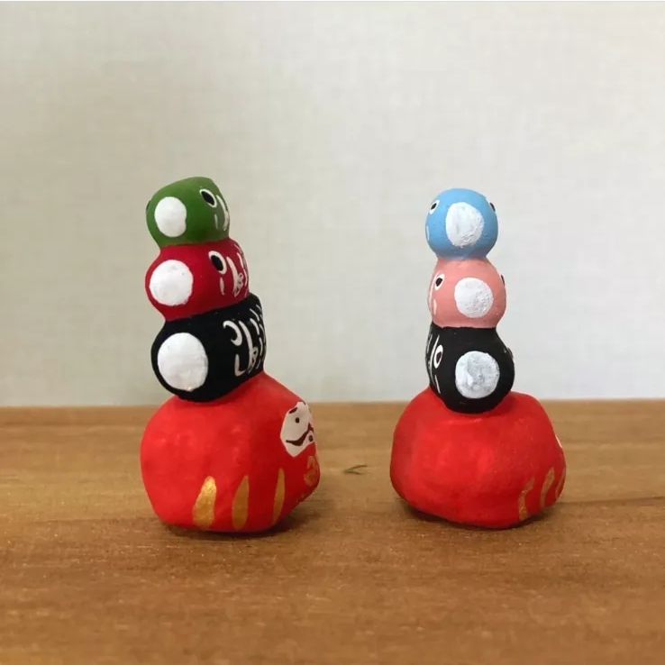 創作 紙 張り子 【ミニだるま】(鯉のぼり) ハンドメイド 五月