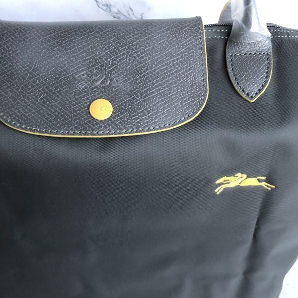 新品 ロンシャン プリアージュ クラブ L トートバッグ ガンメタ  