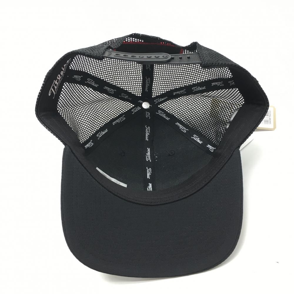 新品】タイトリスト メッシュキャップ 黒×グレー フットジョイ