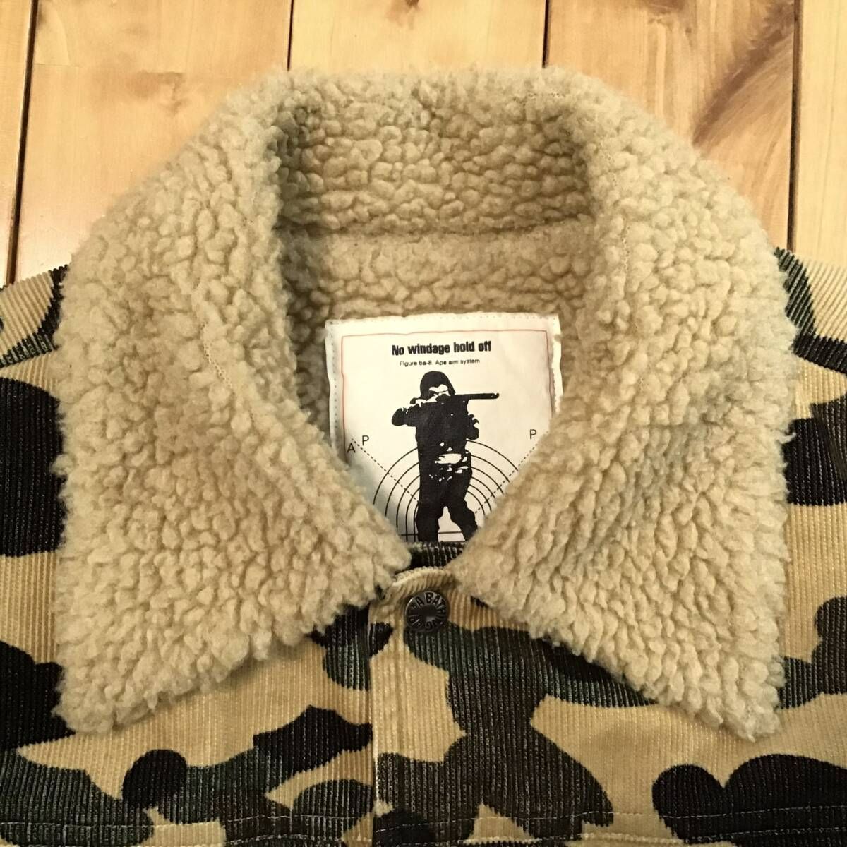 ☆初期☆ コーデュロイ ボア ジャケット Sサイズ a bathing ape BAPE 