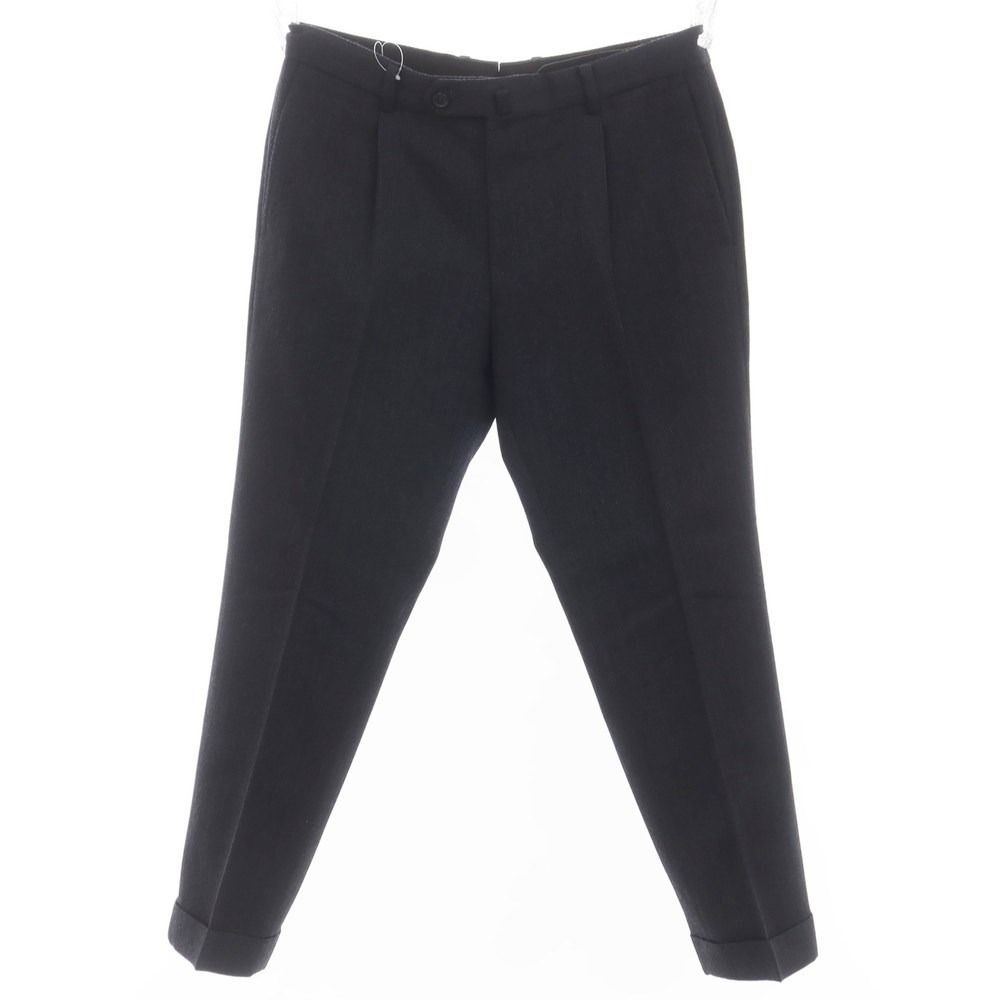 【中古】サトウテーラー SatoTailor ウールツイル ドレススラックスパンツ チャコールグレー【サイズ表記なし（L位）】【メンズ】
