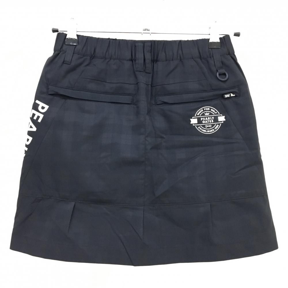 パーリーゲイツ スカート 黒 チャック 蓄熱裏地 サーモトロン ラジポカ レディース 00 XS ゴルフウェア PEARLY GATES