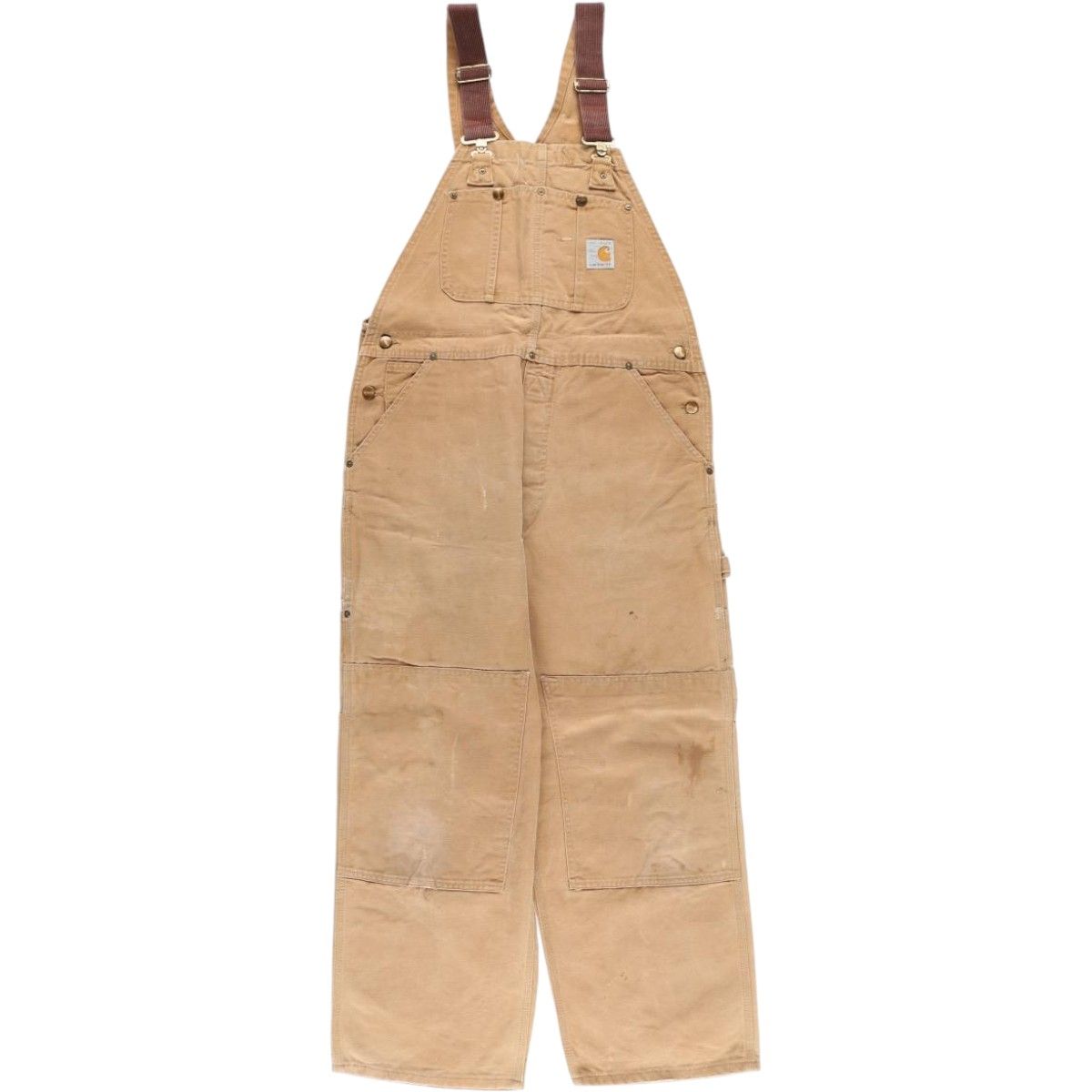 古着 80~90年代 カーハート Carhartt 100周年モデル ダブルニー ダック オーバーオール メンズw37相当 ヴィンテージ|eaa587602