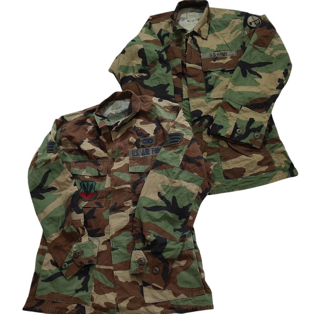 ジャンク 米軍実物 BDU ジャケット ウッドランド 8枚まとめ売り DEADSTOCK