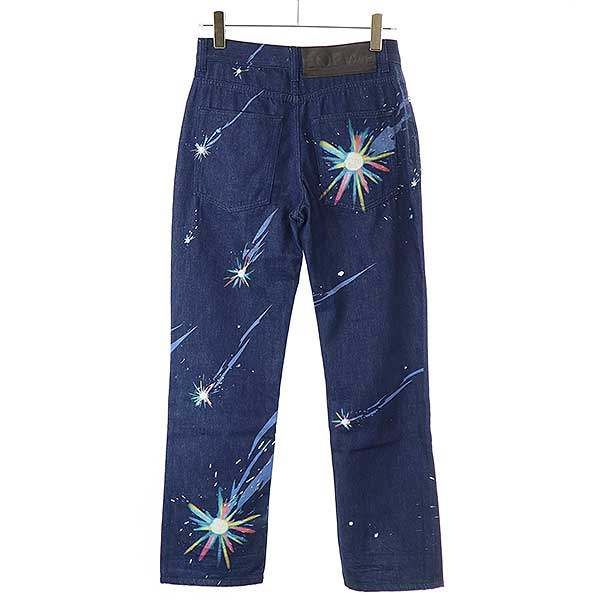 LOEWE×STUDIO GHIBLI ロエベ スタジオジブリ 23SS ハウルの動く城 星の子 デニムパンツ SB44Y11X01 インディゴブルー 36