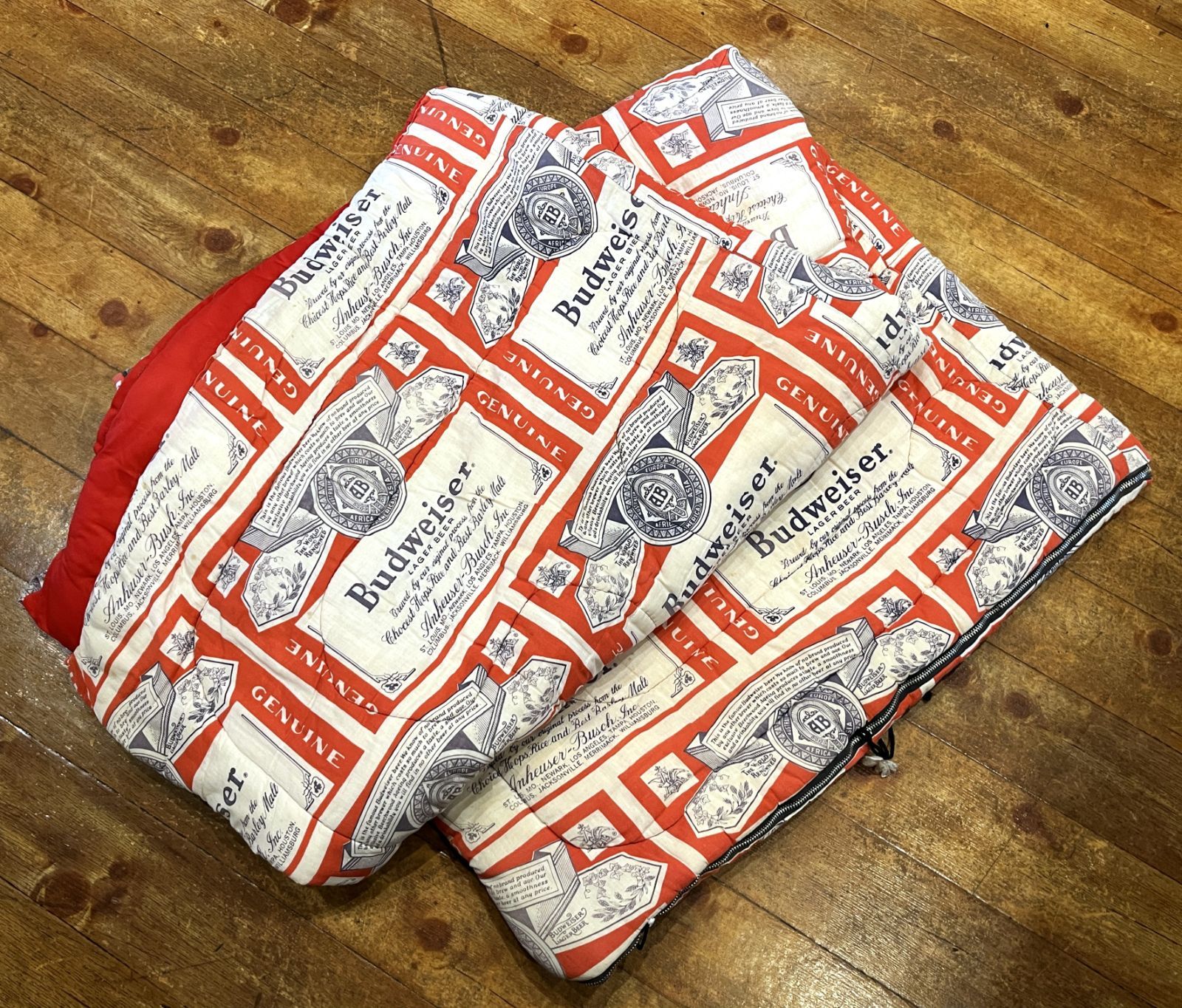 60s 60年代 ヴィンテージ Budweiser | バドワイザー シュラフ 寝袋